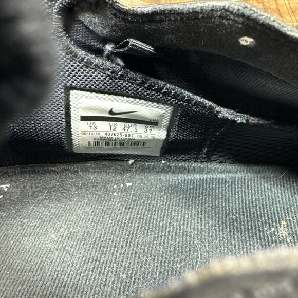 Size 13 - Nike Hyperdunk 2010 Black Dark Grey Men's - Picture 14 of 16